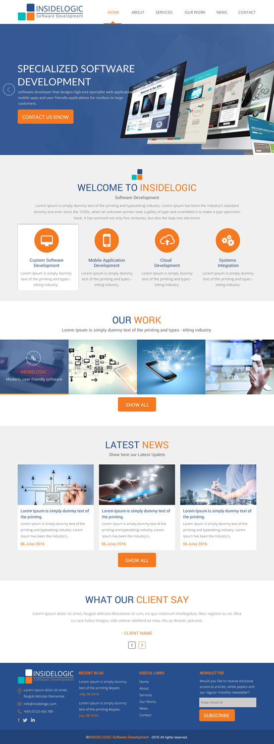Web Design by rightway for Insidelogic | Design #11406908