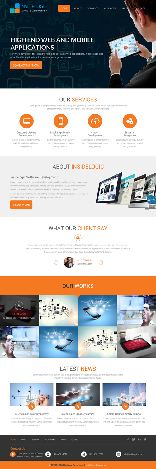Web Design by rightway for Insidelogic | Design #11406915