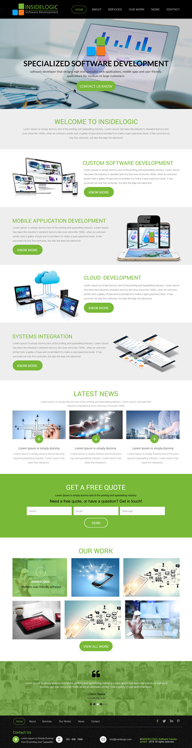 Web Design by rightway for Insidelogic | Design #11406921
