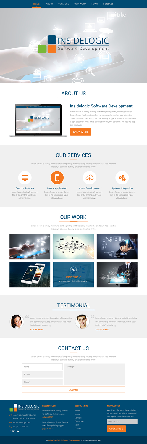Web Design by rightway for Insidelogic | Design #11406930