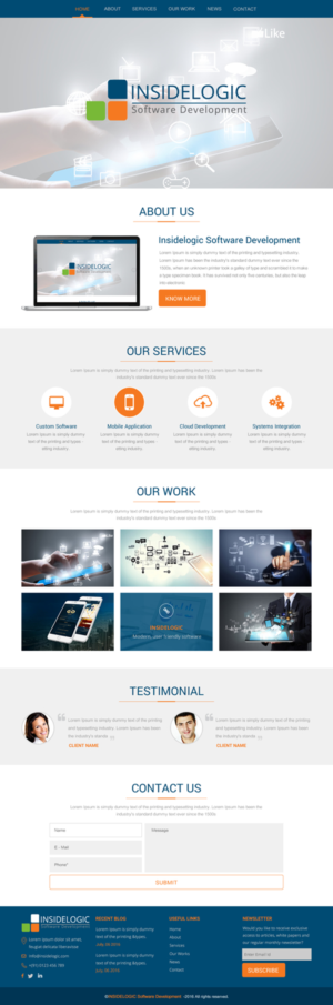 Web Design by rightway for Insidelogic | Design: #11406930