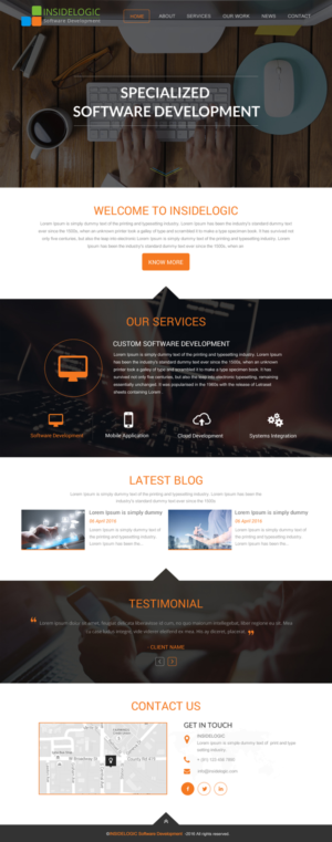 Web Design by rightway for Insidelogic | Design: #11406941