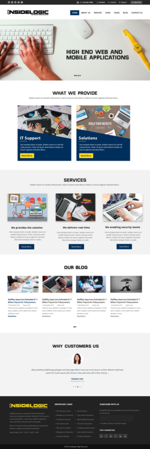 Web Design by Xclusive Designers for Insidelogic | Design: #11406451