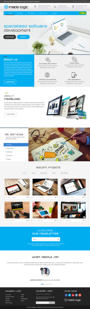 Web Design by Xclusive Designers for Insidelogic | Design: #11413774