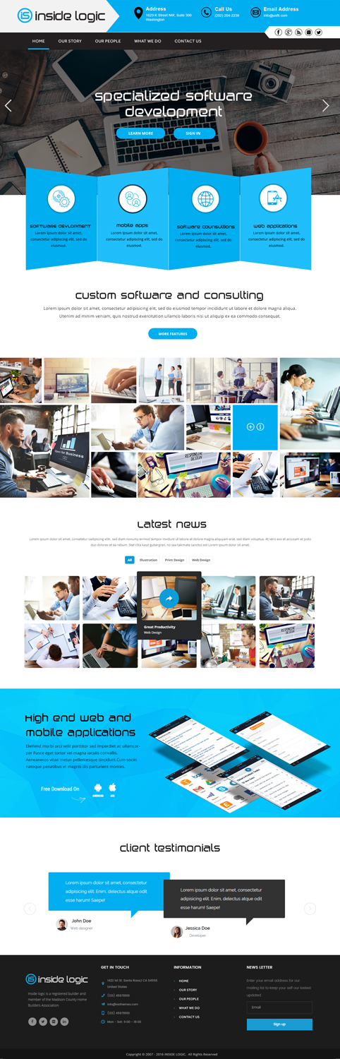 Web Design by Xclusive Designers for Insidelogic | Design #11468059