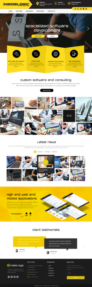 Web Design by Xclusive Designers for Insidelogic | Design: #11470546