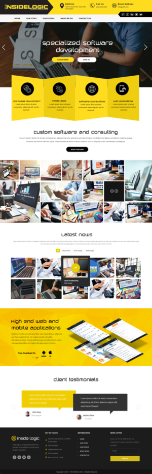 Web Design by Xclusive Designers for Insidelogic | Design: #11477187