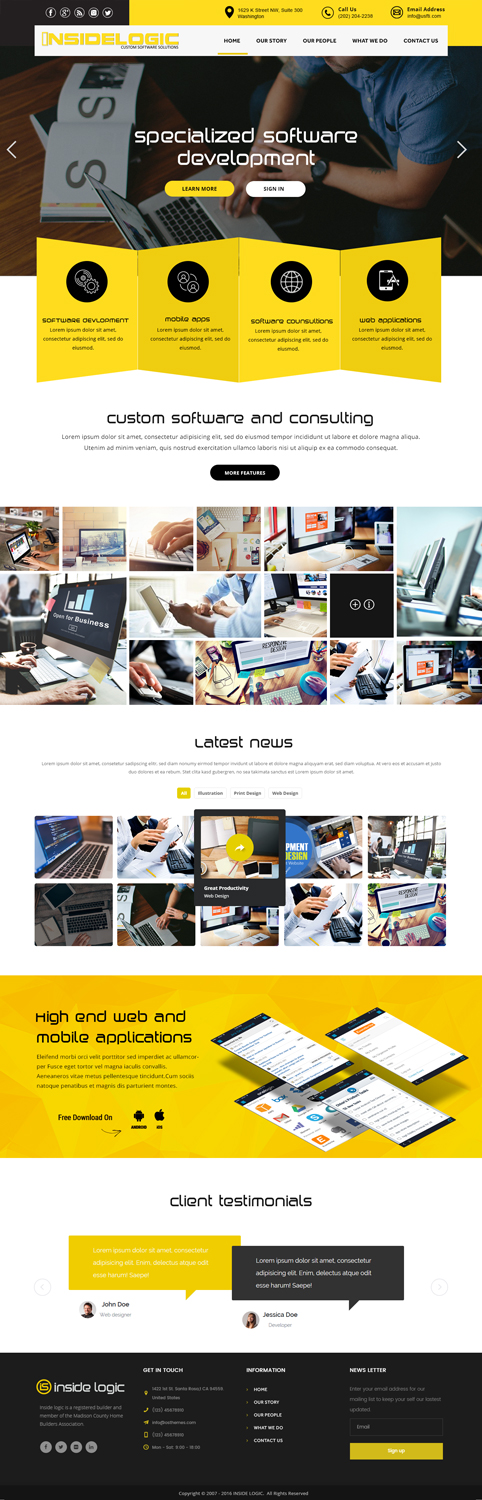 Web Design by Xclusive Designers for Insidelogic | Design #11477251