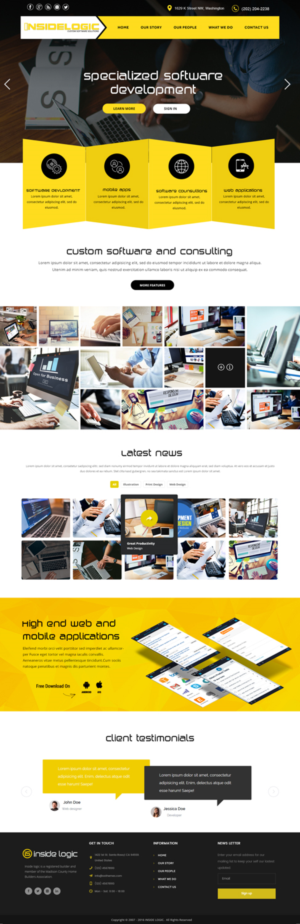 Web Design by Xclusive Designers for Insidelogic | Design: #11479241