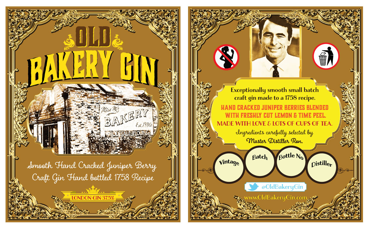 Label Design by UrbainFX for Old Bakery Gin | Design #11484724
