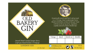 Etikett-Design von PB für Old Bakery Gin | Design: #11442347