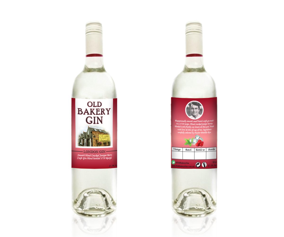 Diseño de Etiqueta por PB para Old Bakery Gin | Diseño #11442938
