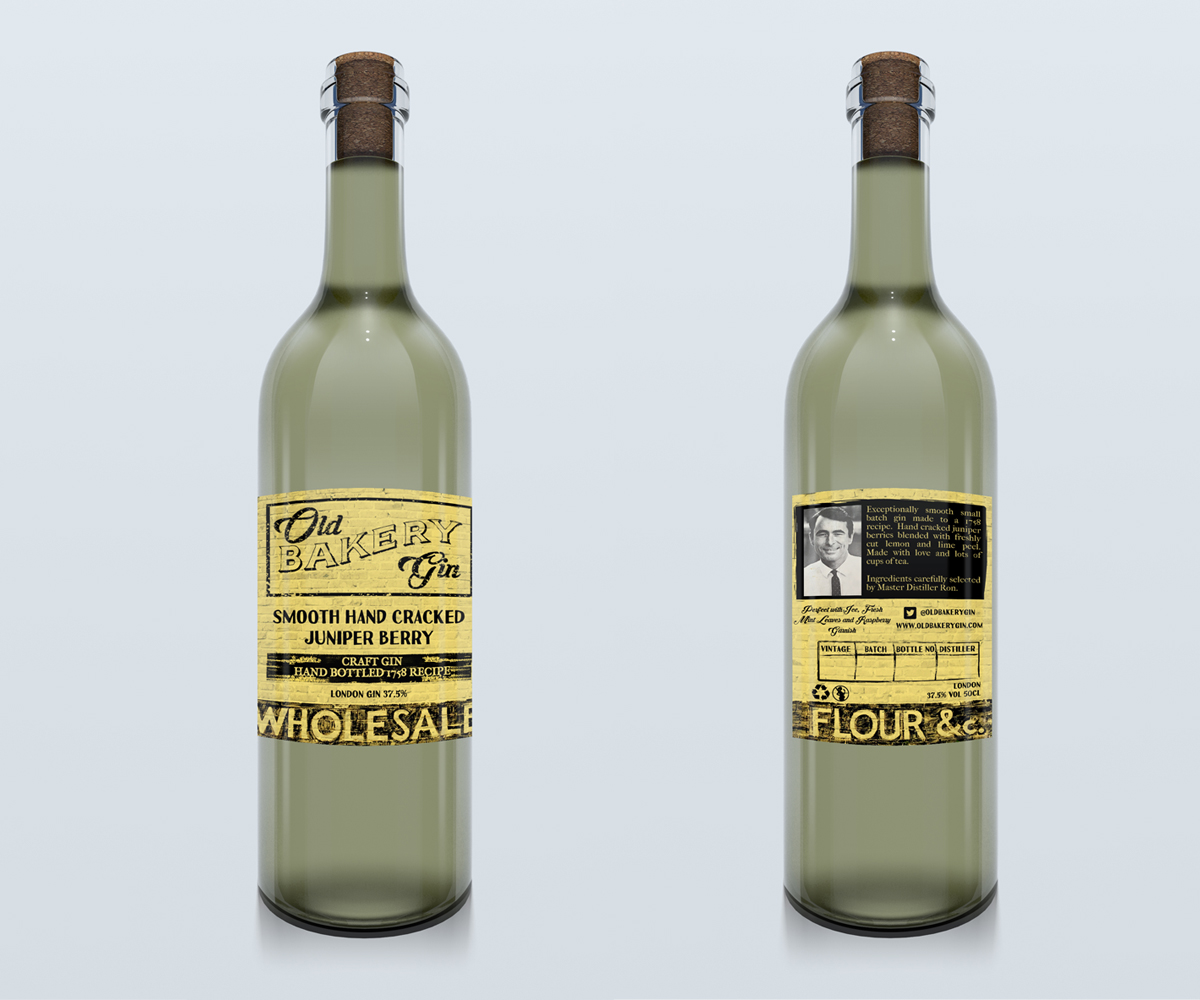Label Design by ndonahue1010 for Old Bakery Gin | Design #11484430