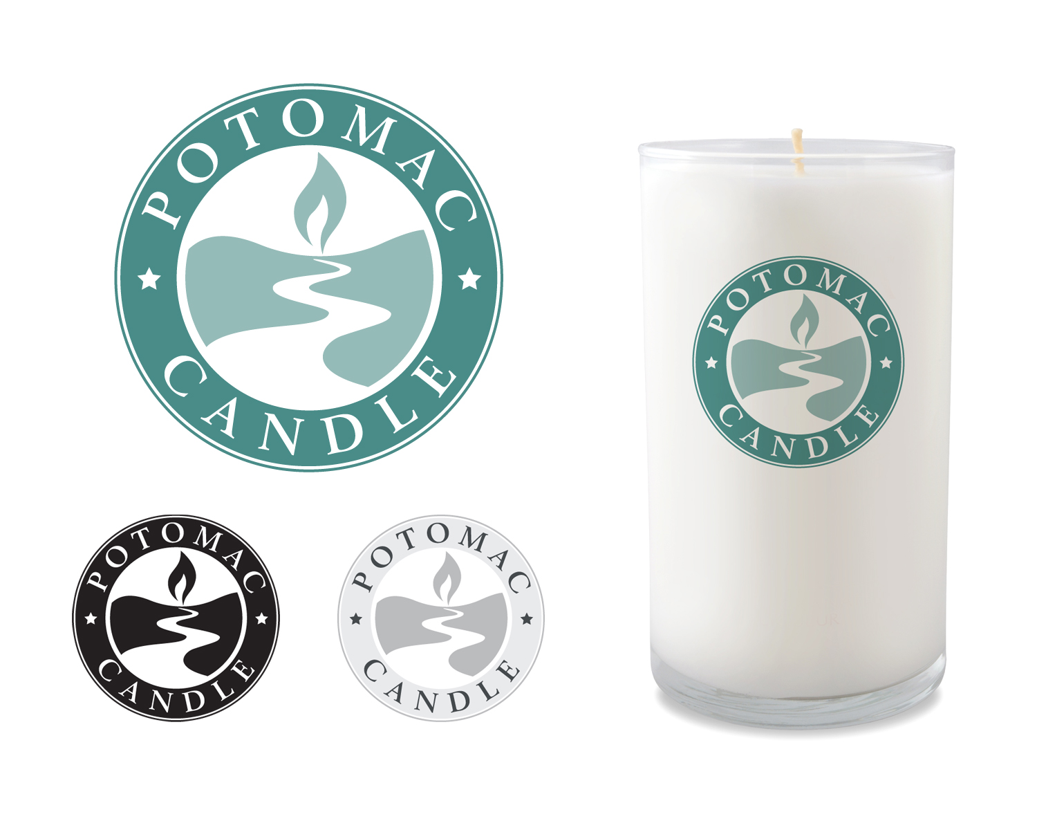 Logo Design by digi-b for Potomac Candle | Design #11425916