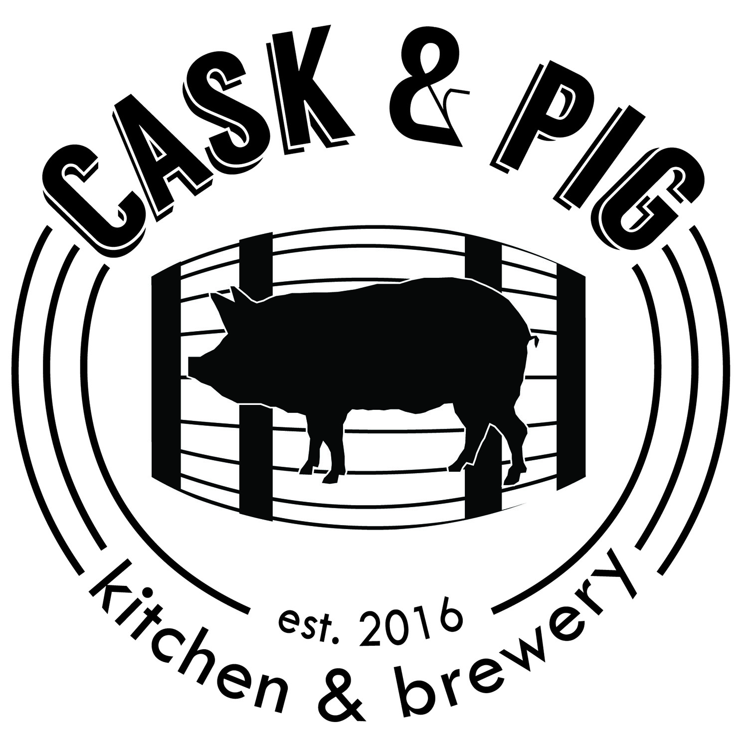 Logo Design by nickypsu for cask & pig | Design #11426560