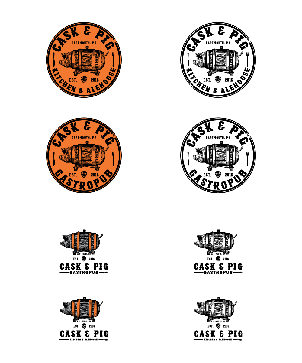 Logo Design by ART DEPOT for cask & pig | Design #11544798