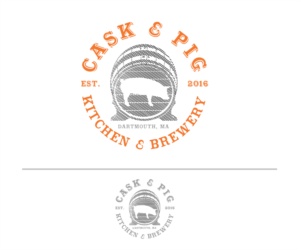 Logo Design by Renen for cask & pig | Design: #11408057
