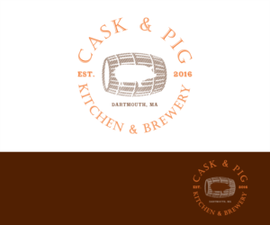 Logo Design by Renen for cask & pig | Design: #11417906