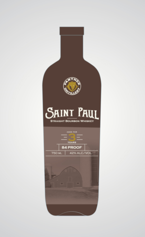 Panther Distillery Bottle Label Design | Label Design by Milos Jovic
