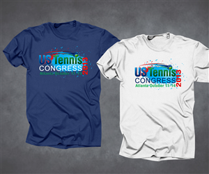T-shirts for tennis athletes attending US TENNIS CONGRESS | T-shirt Design by TRHZ