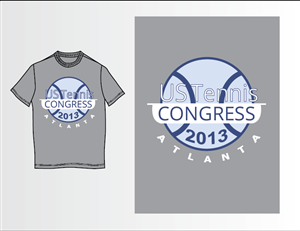 T-Shirt-Design von ascales für US Tennis Congress | Design: #2335361