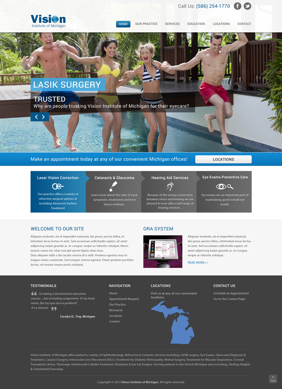 Web Design by Atom for Prompt Internet Solutions, LLC | Design #2339620