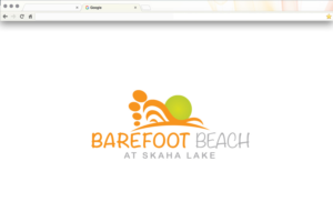BAREFOOT BEACH AT SKAHA LAKE | Logo Design by stiles1414