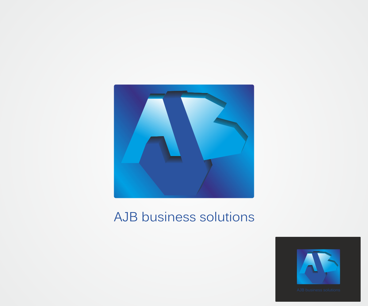 Logo Design by incalte for AJB BUSINESS SOLUTIONS | Design #2346884