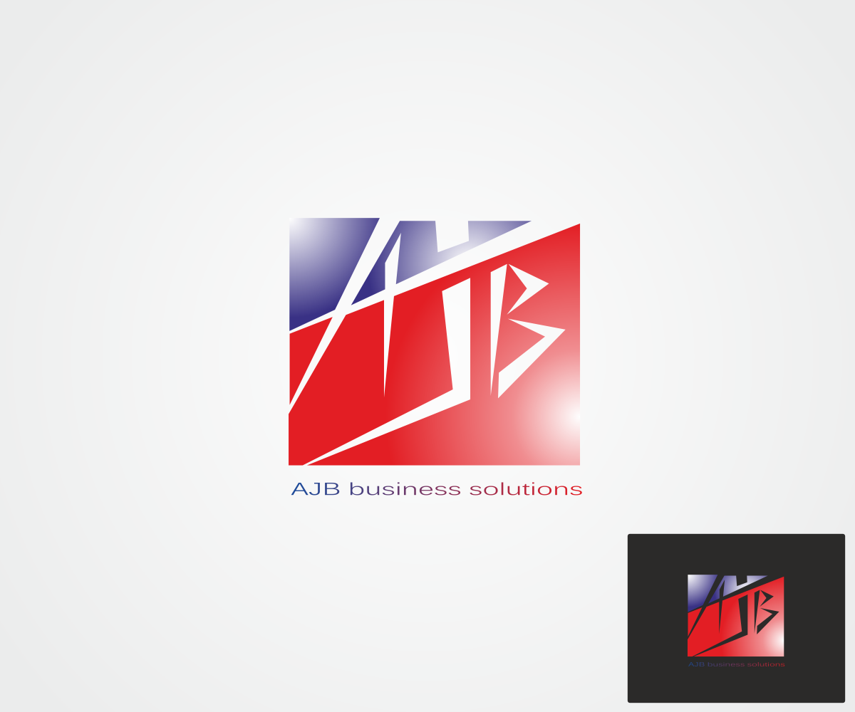 Logo Design by incalte for AJB BUSINESS SOLUTIONS | Design #2346976