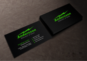 Business Card Design by Creations Box 2015 for Andersson Electric & Sons | Design: #11443130