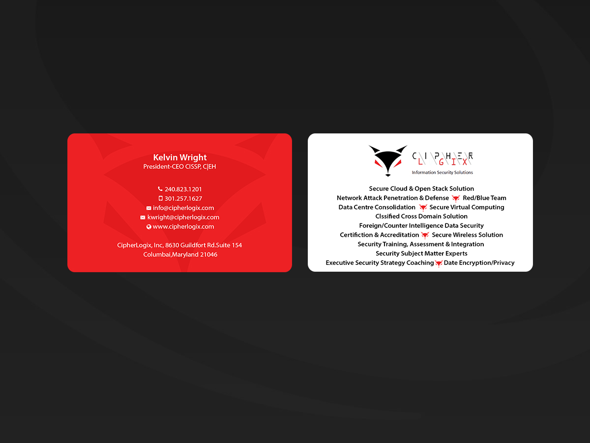 Business Card Design by Creations Box 2015 for this project | Design #11438202
