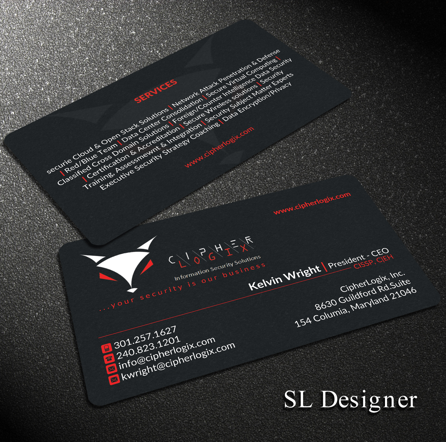 Business Card Design by SL Designer for this project | Design #11409483
