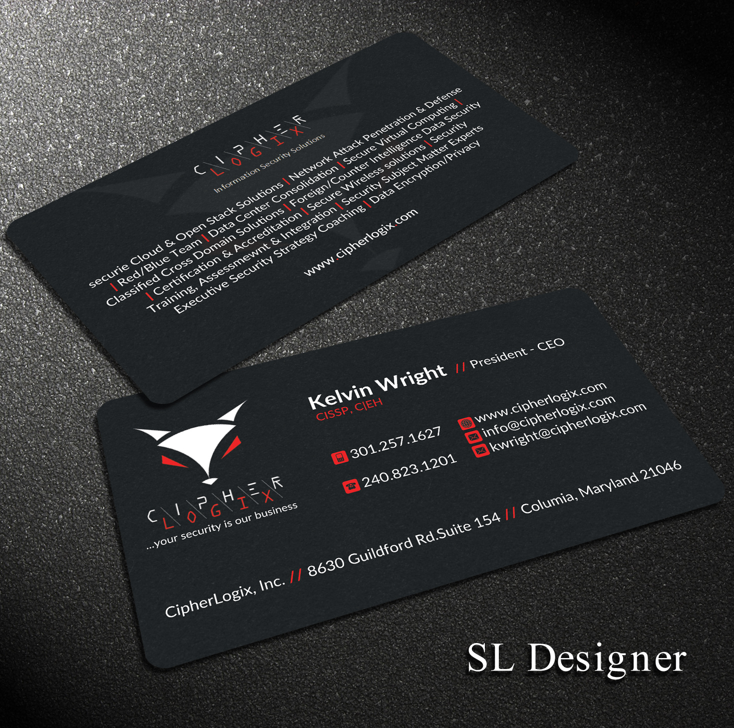 Business Card Design by SL Designer for this project | Design #11409485