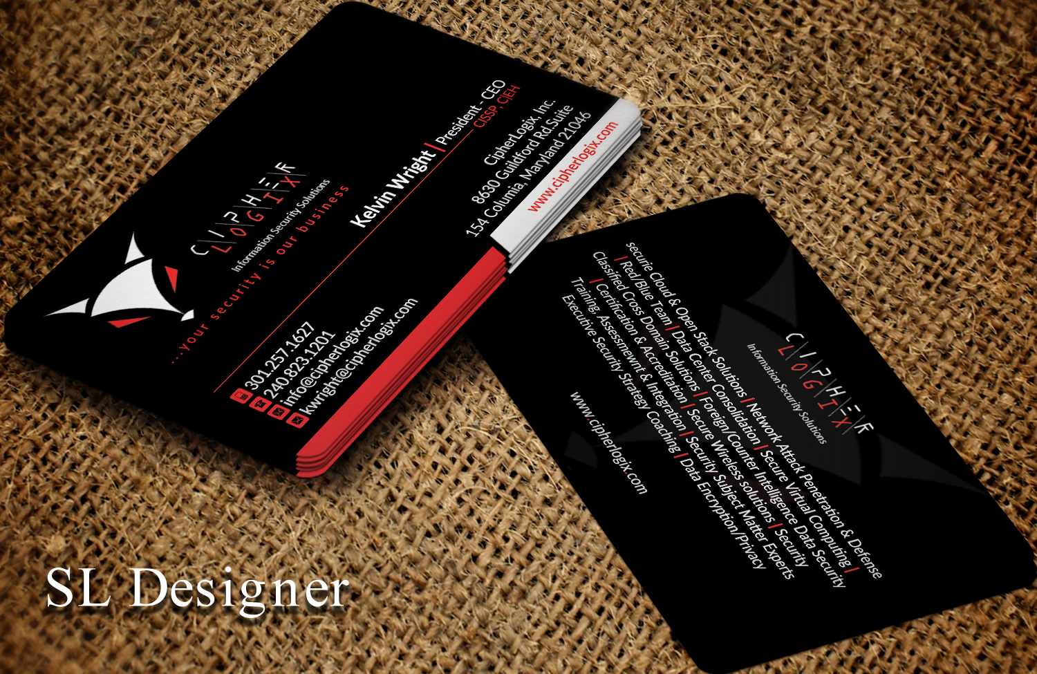 Business Card Design by SL Designer for this project | Design #11409489