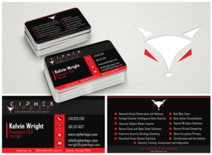 CipherLogix Business Card Re-Design | Business Card Design by mngkw