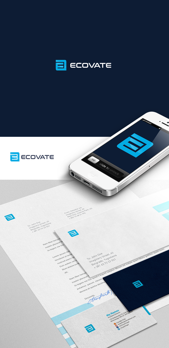 Logo Design by Mojoto41 for Ecovate | Design #11421574