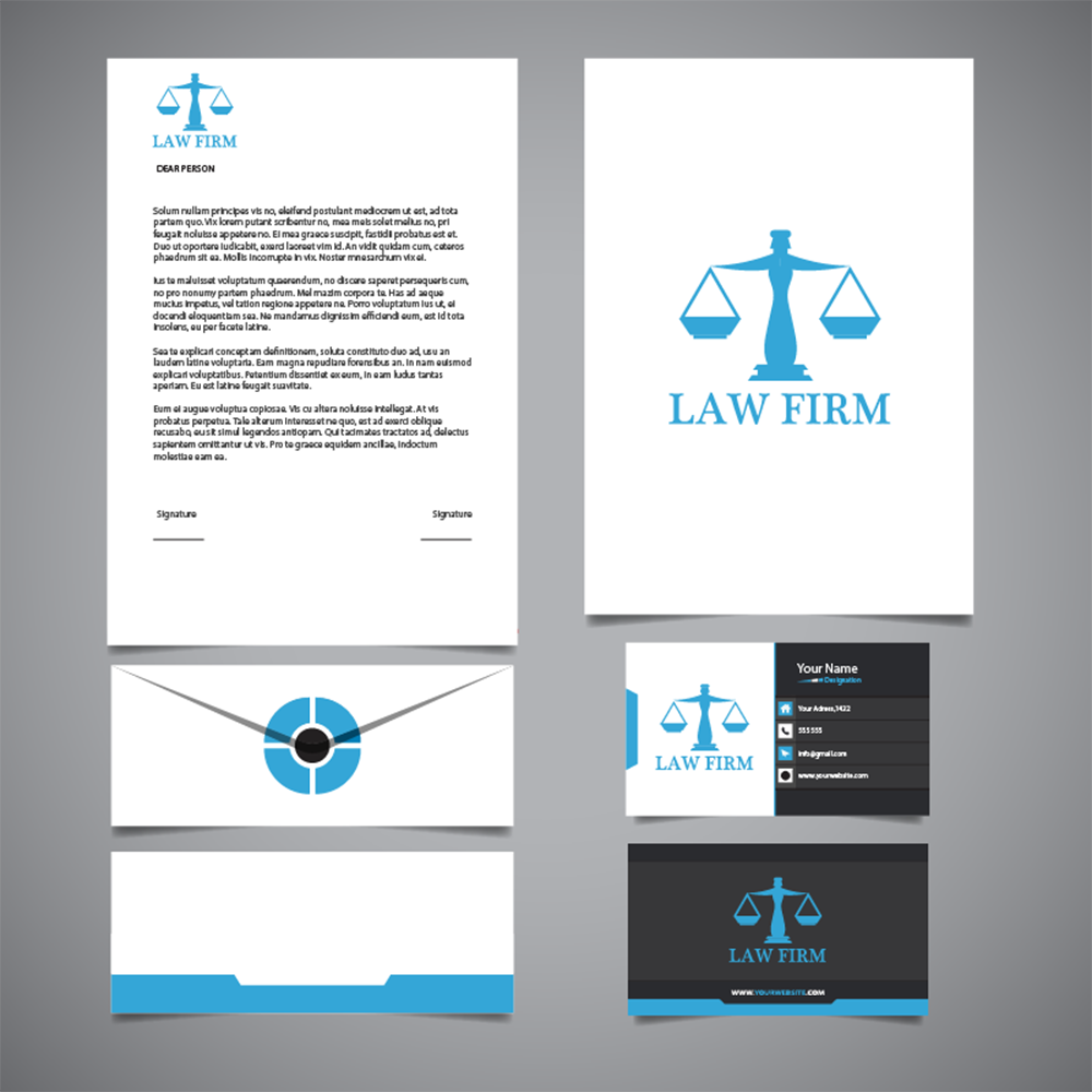 Stationery Design by TGDesigns for Fonville Law Center | Design #11414333