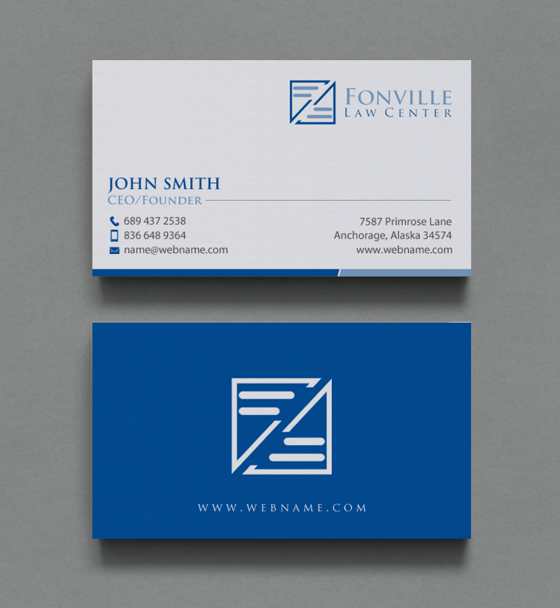 Stationery Design by chandrayaan.creative for Fonville Law Center | Design #11412241