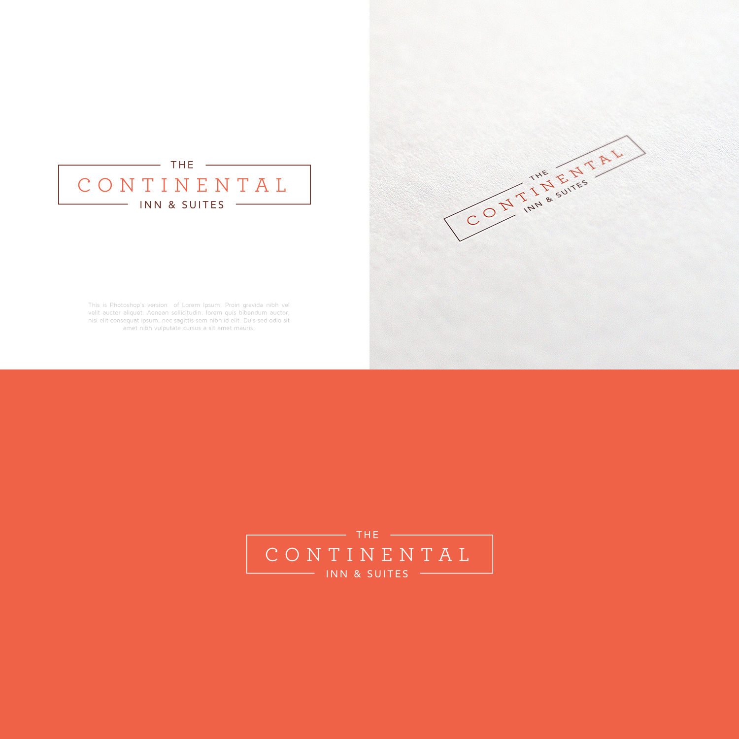 Diseño de Logo por lorixart para The Continental Inn & Suites  | Diseño #11451733