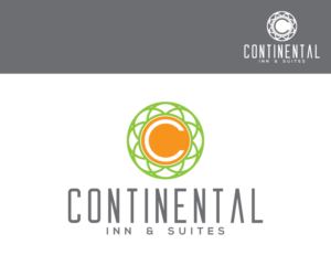 The Continental Inn & Suites or The Continental | Logo Design by dianagargaritza