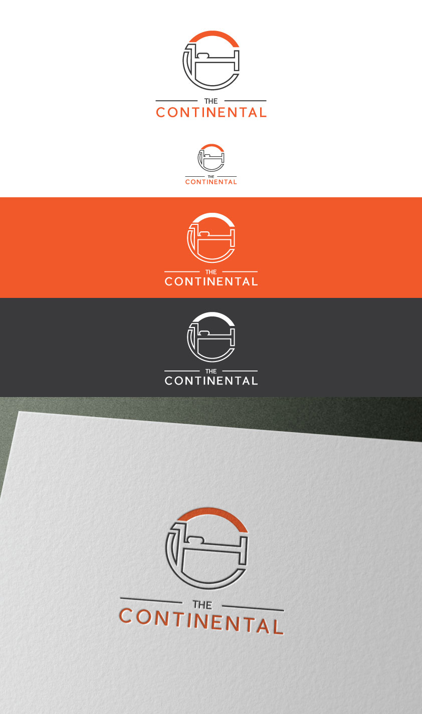 Logo Design by ZRAKdesign for The Continental Inn & Suites  | Design #11413679