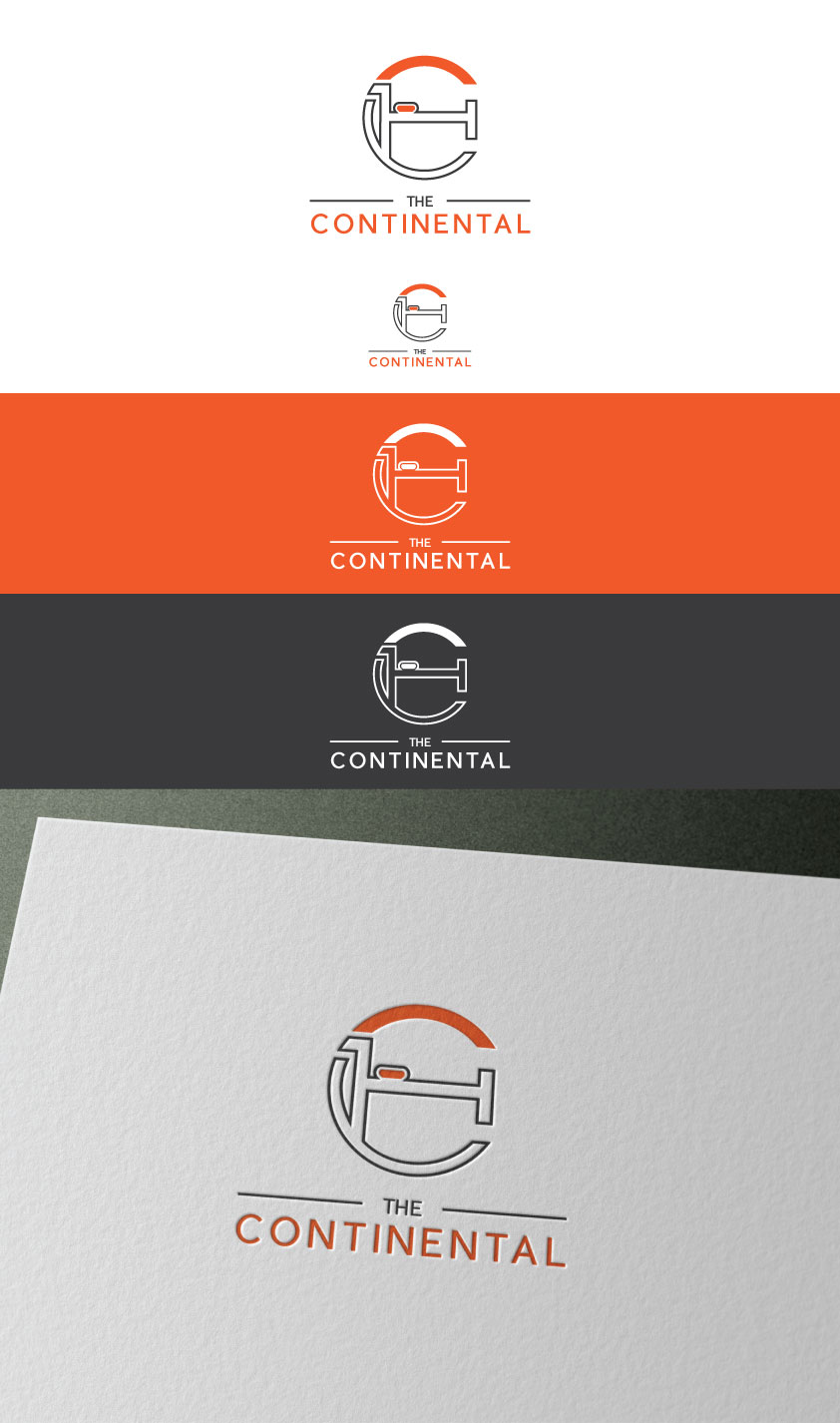 Logo Design by ZRAKdesign for The Continental Inn & Suites  | Design #11413680