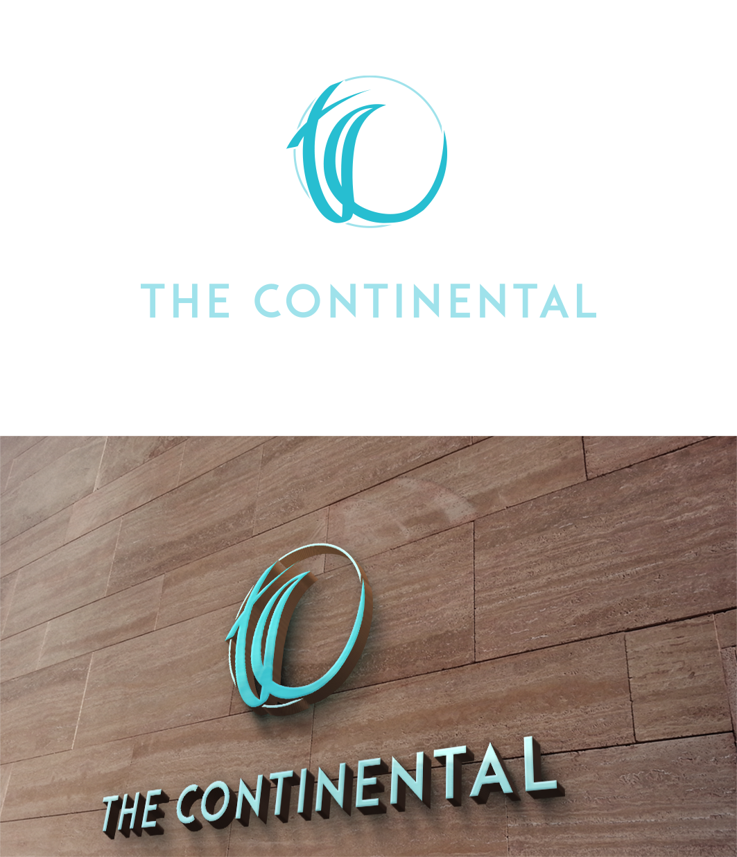 Logo Design by trufya for The Continental Inn & Suites  | Design #11486438