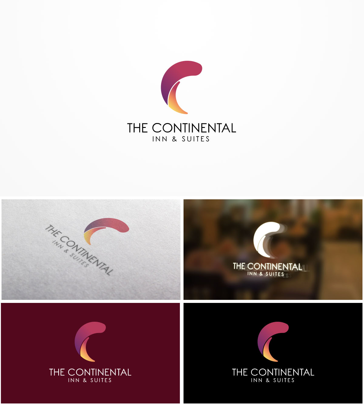 Logo-Design von Grapismo Brand Studio für The Continental Inn & Suites  | Design #11463078