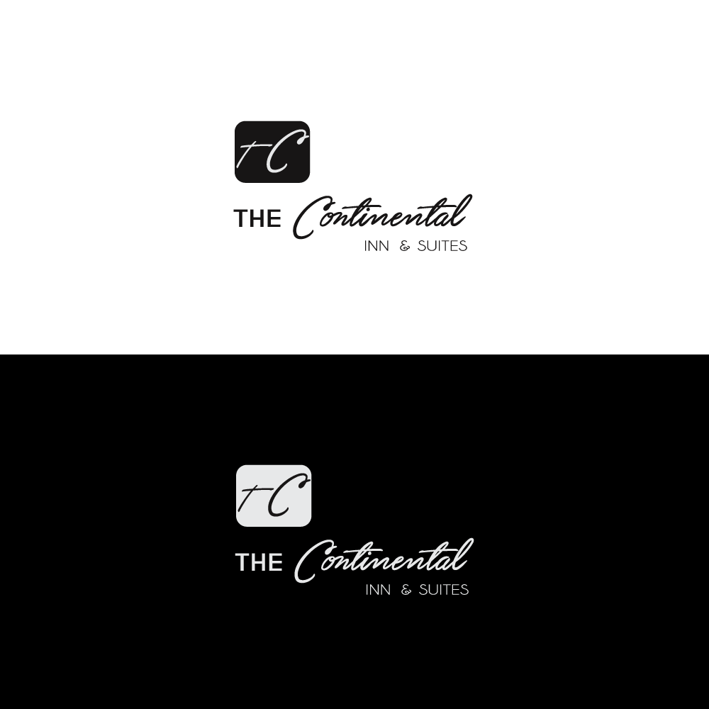 Logo Design by R O N I E for The Continental Inn & Suites  | Design #11453879
