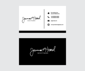 Logo Design by kenjie0476 for James Hood Guitars | Design: #11535035