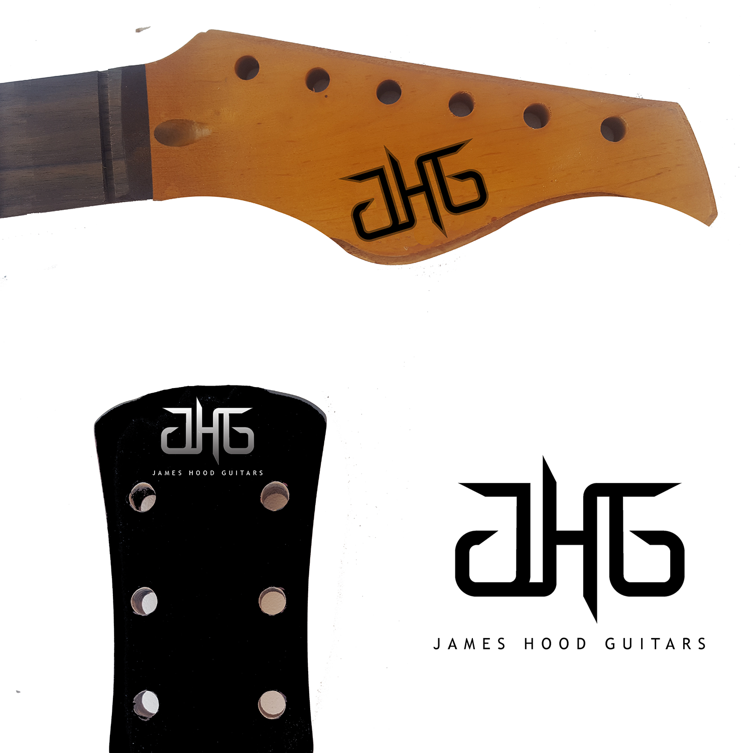 Logo Design by Crystal Chavez for James Hood Guitars | Design #11409905