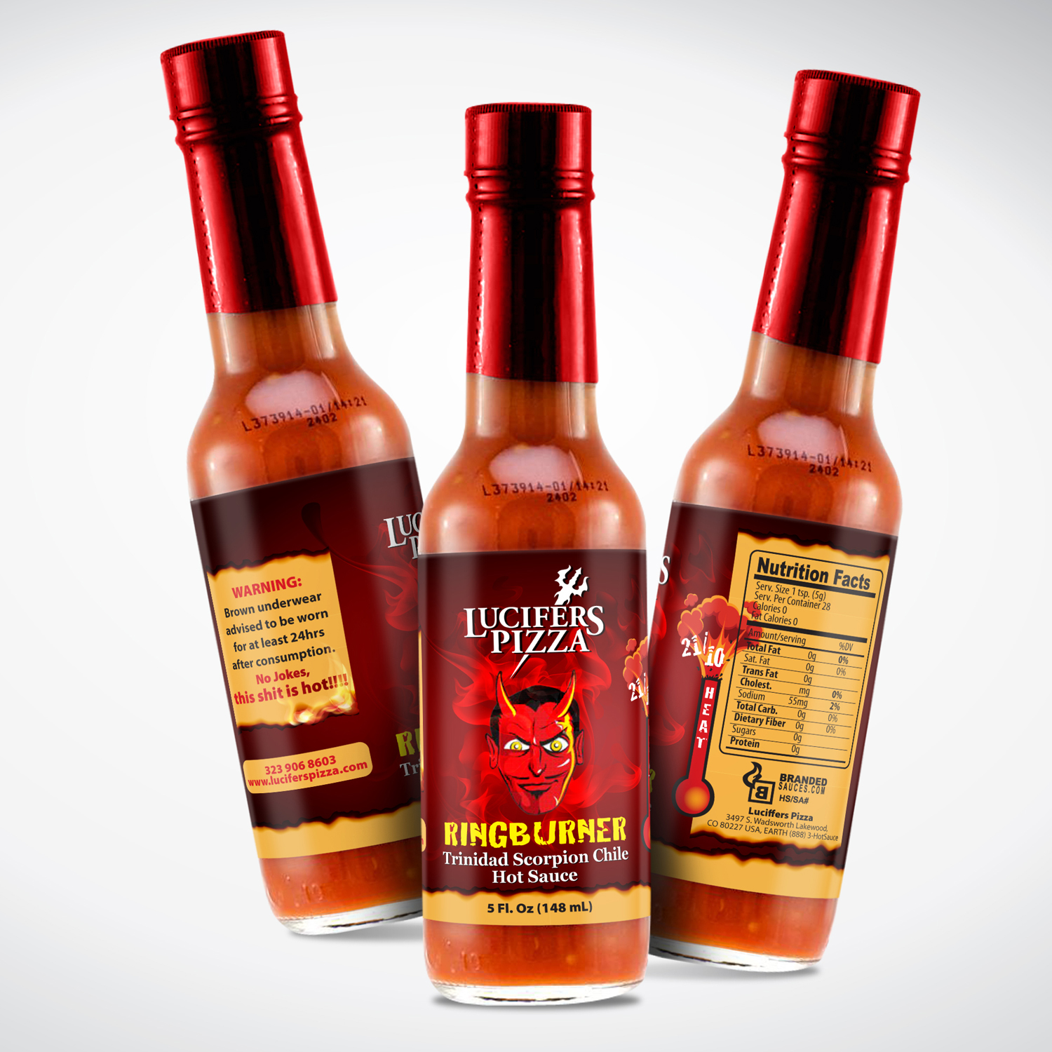 Sticker Design by tuan1968 for Lucifers Pizza | Design #11445784