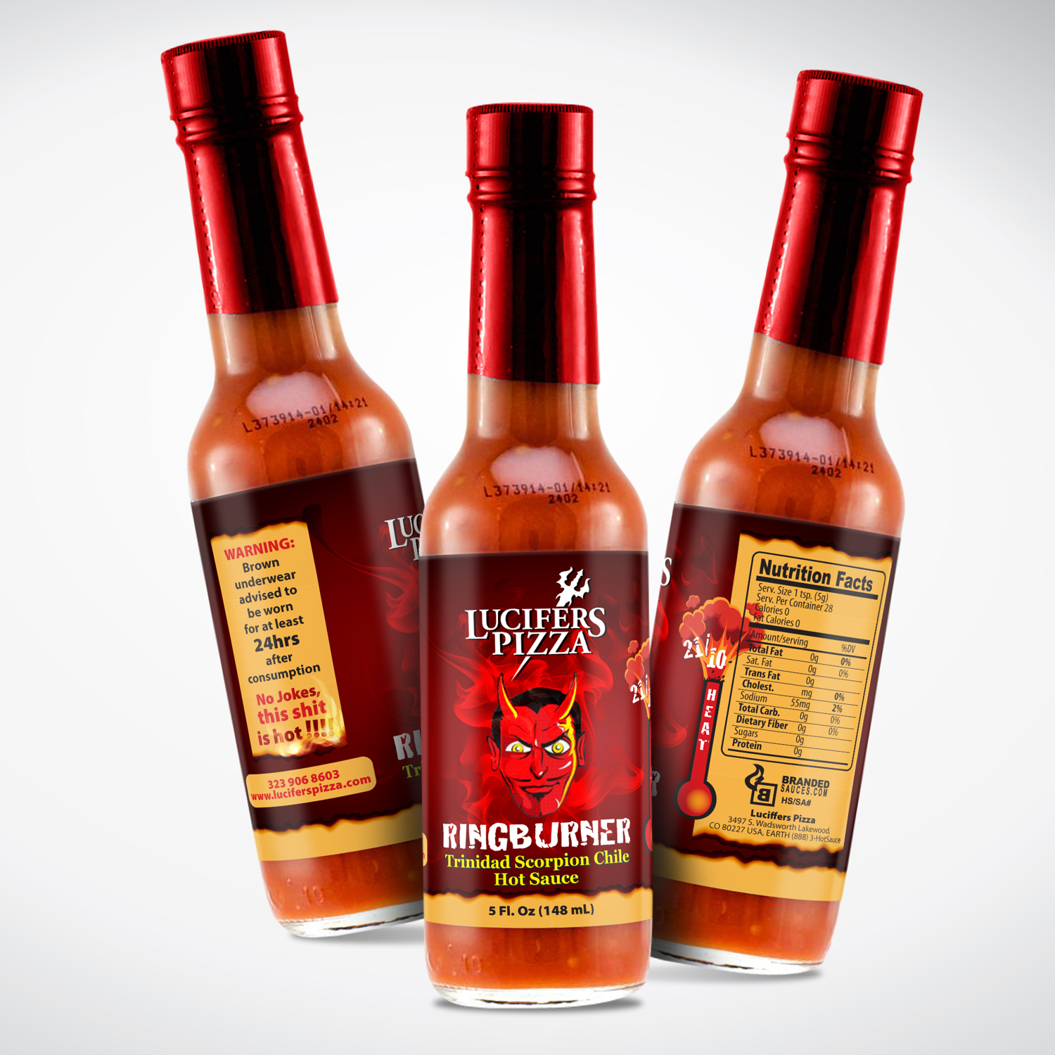 Sticker Design by tuan1968 for Lucifers Pizza | Design #11445785