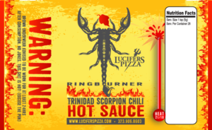 Sticker Design by Whalen for Lucifers Pizza | Design: #11442330
